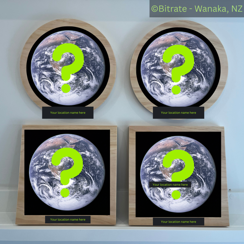 3D Wooden Topographic Map