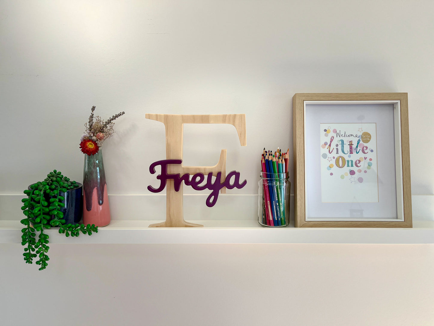 Custom Initial & Name Sign