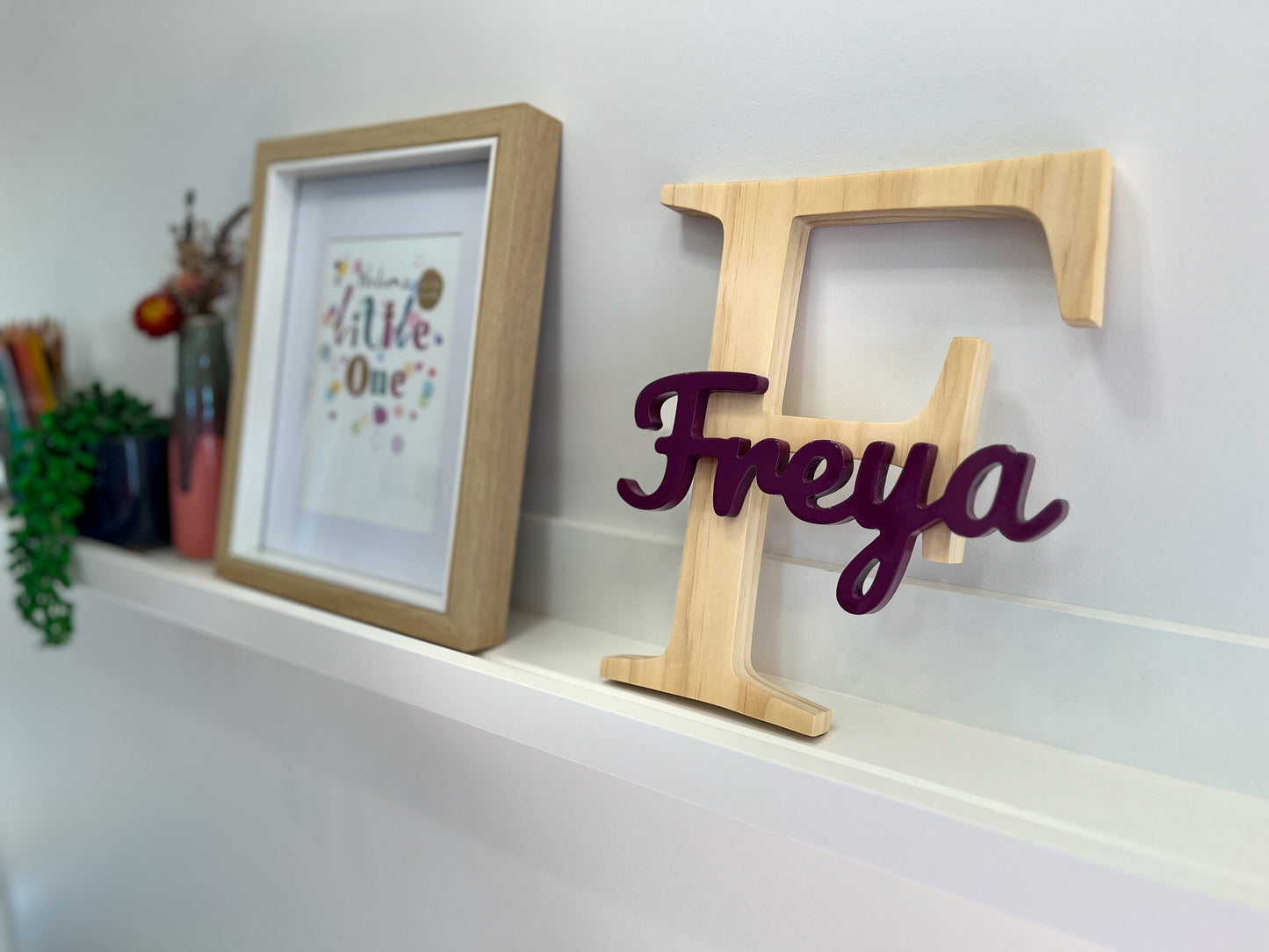 Custom Initial & Name Sign