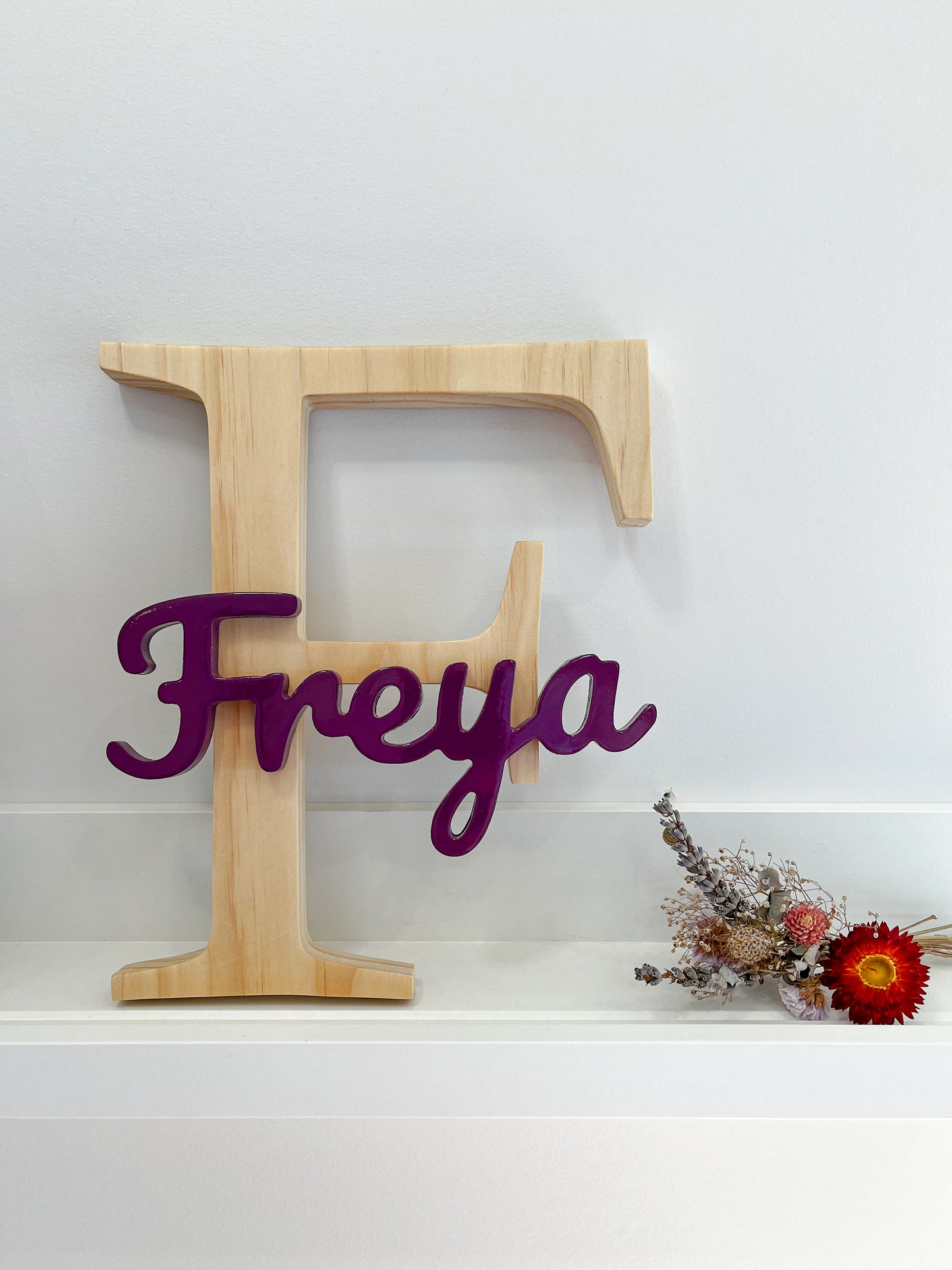 Custom Initial & Name Sign