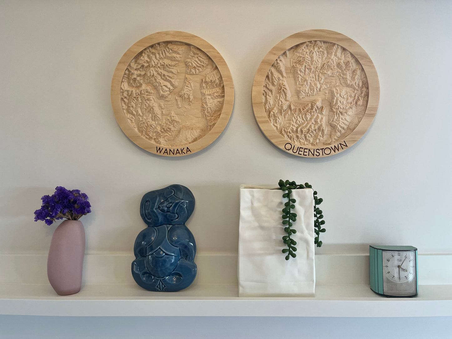 3D Wooden Topographic Map