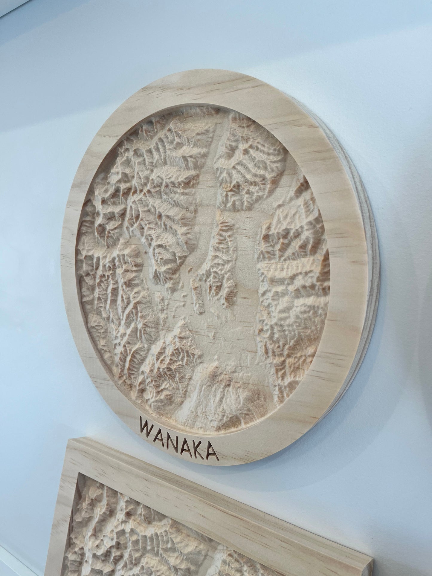 3D Wooden Topographic Map