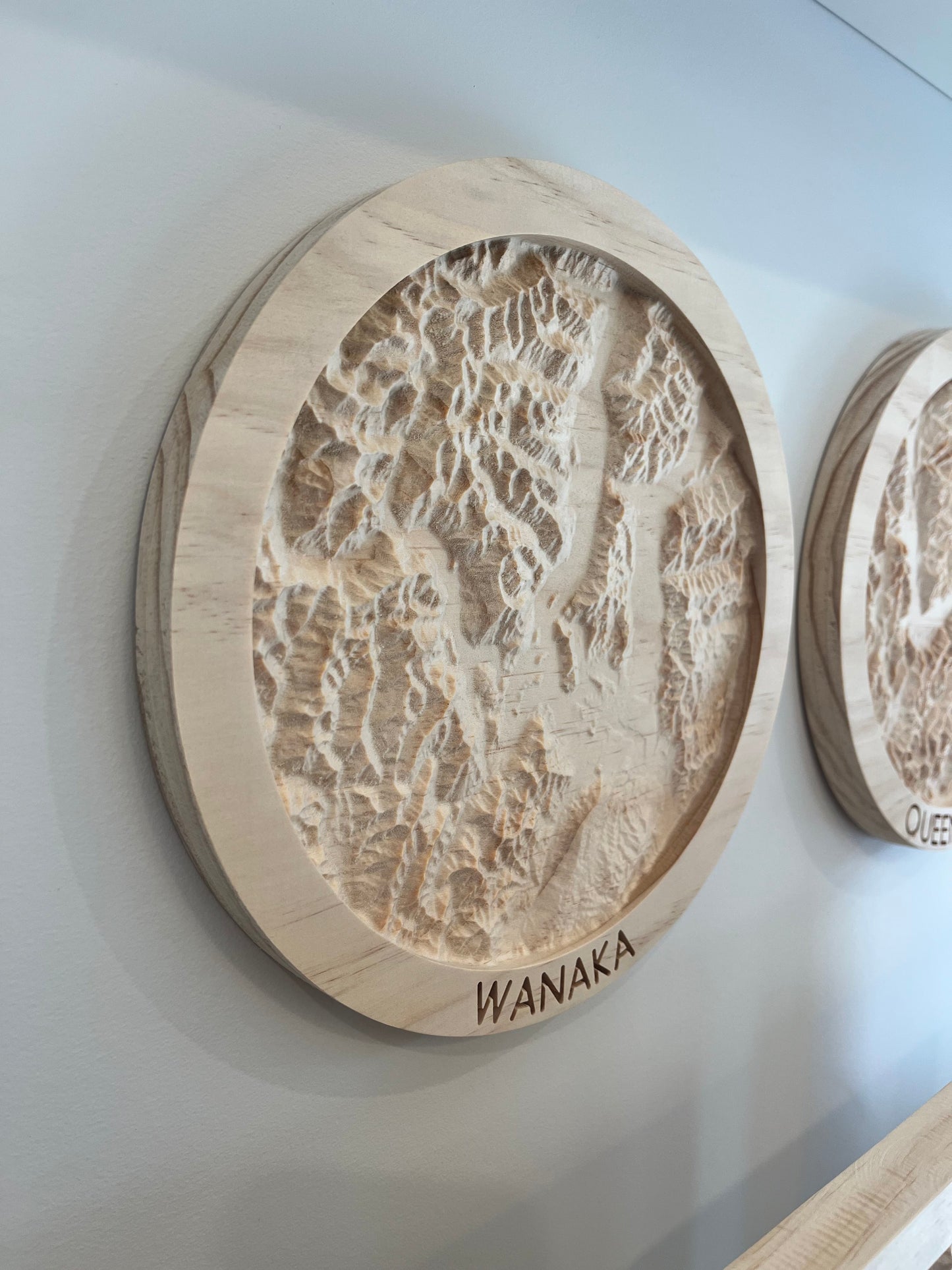 3D Wooden Topographic Map