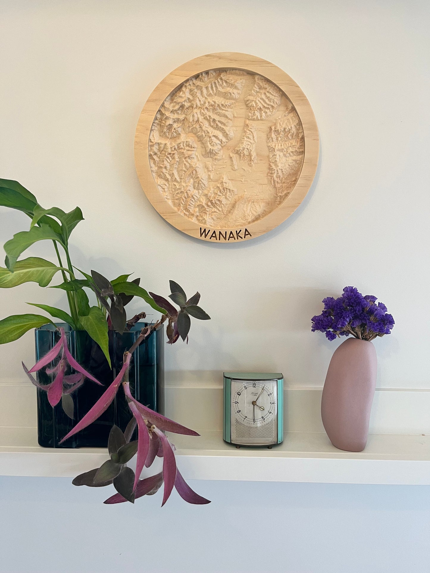3D Wooden Topographic Map