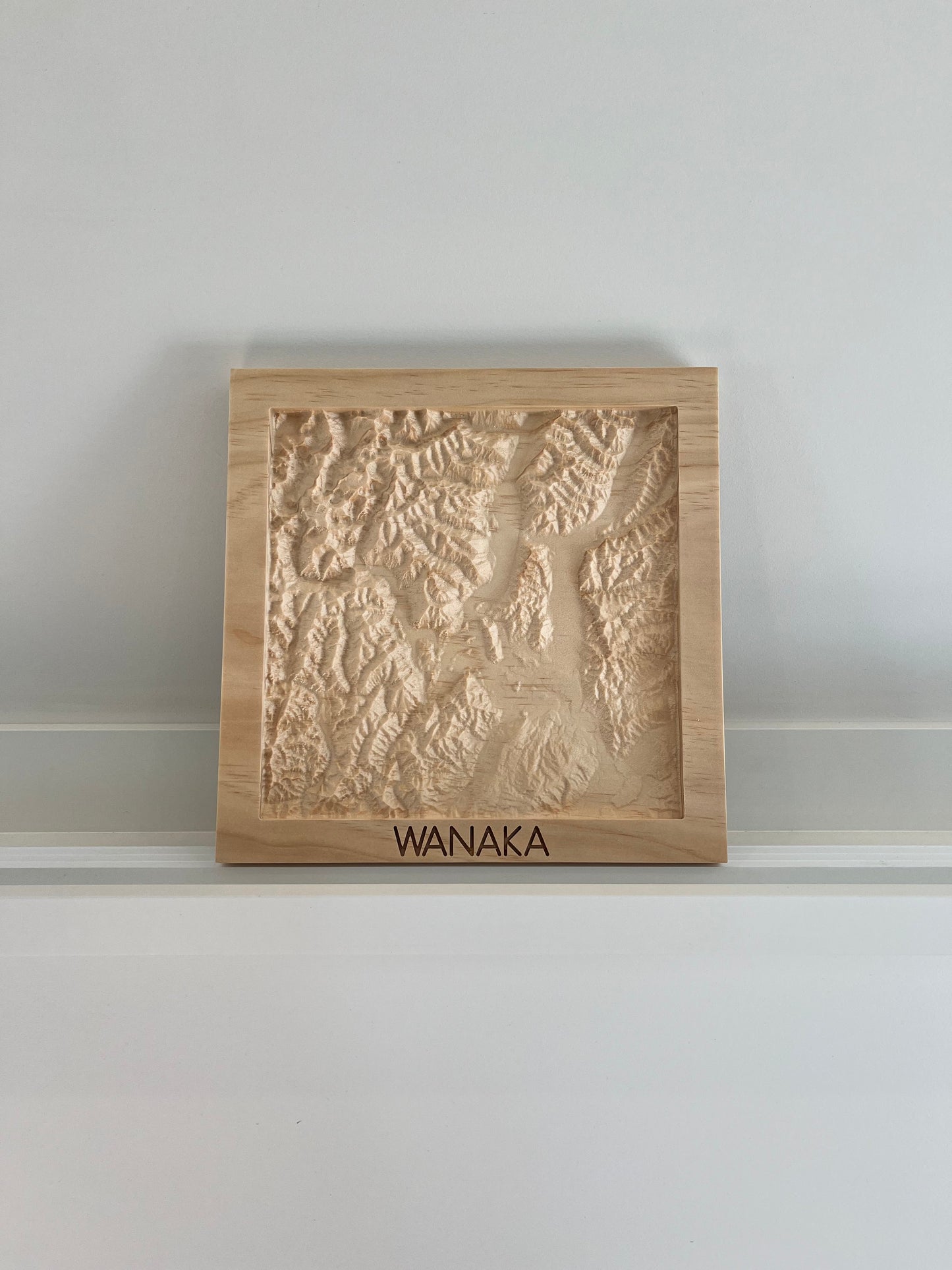 3D Wooden Topographic Map