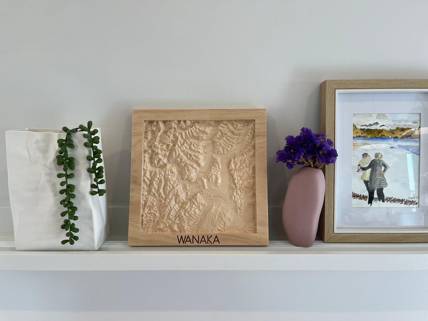 3D Wooden Topographic Map
